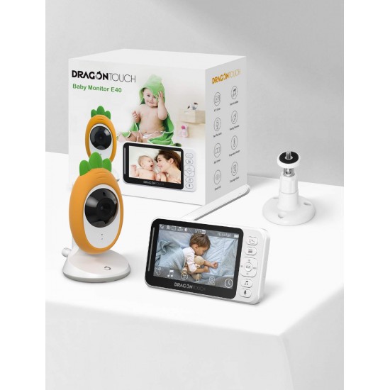 Dragon Touch E40 Babyphone mit Kamera Video Baby & Kind Babyartikel Sicherheitsprodukte für Kinder Babyphones 