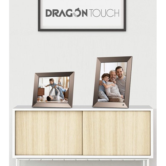 Dragon Touch Marco de Fotos Digital Wifi pantalla táctil IPS de 10 pulgadas pantalla HD 16GB 
