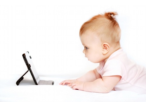 Baby with Tablet