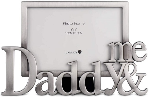 Metallic Daddy & ME DAD Picture Frame