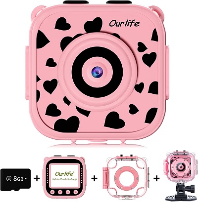 Pink Kids Camera Case for Digital Waterproof Cameras From, and Accessories.